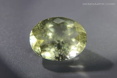 Libyan Desert Glass (LDG), faceted, 11.79 carats.
