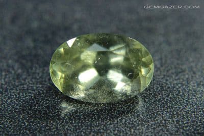 Libyan Desert Glass (LDG), faceted, 4.43 carats.