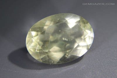 Libyan Desert Glass (LDG), faceted, 6.06 carats.
