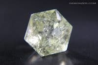 Libyan Desert Glass (LDG), faceted Tektite.  8.74 carats.