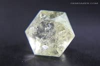Libyan Desert Glass (LDG), faceted Tektite.  8.74 carats.