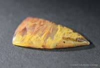 Lucky Strike Moss Agate cabochon. Oregon, USA.  38.86 carats.