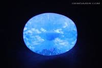 Lutetium Yttrium Oxyorthosilicate (LYSO), colourless faceted. 12.05 carats.