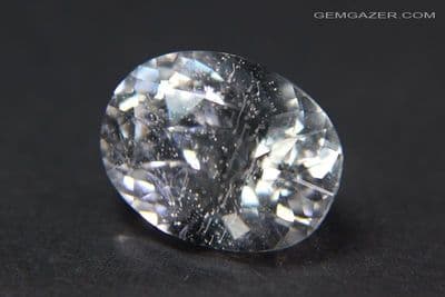 Lutetium Yttrium Oxyorthosilicate (LYSO), colourless faceted. 12.05 carats.