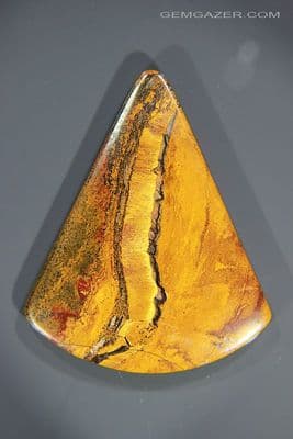 Marra Mamba Tiger's-Eye cabochon, Australia. 56.94 carats. (Video)