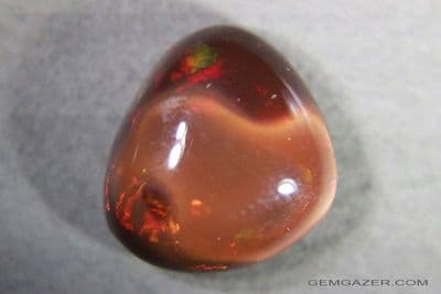 Mezezo Chocolate Opal cabochon, Ethiopia.  10.80 carats.