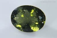 Moldavite, faceted, Czech Republic. 3.09 carats.