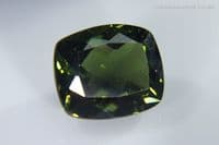 Moldavite, faceted, Czech Republic. 5.22 carats.