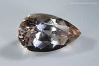 Morganite, peach-pink Beryl, faceted, Brazil. 1.44 carats.  ** SOLD **