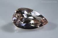Morganite, peach-pink Beryl, faceted, Brazil. 1.44 carats.  ** SOLD **