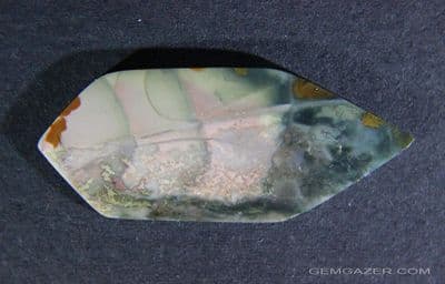 Morrisonite Jasper cabochon, Oregon, USA.  27.66 carats.