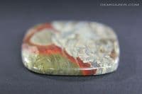 Mushroom Rhyolite cabochon, Mexico. 88.51 carats.
