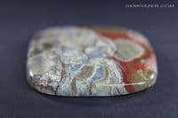 Mushroom Rhyolite cabochon, Mexico. 88.51 carats.