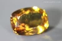 Nano Gem Glass-Ceramic Diaspore simulant with colour-change, faceted, Czech Republic. 11.79 carats.