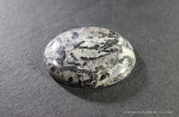 Native Silver in Matrix cabochon, Mexico.  46.84 carats.