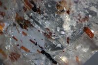 Oligoclase 'Confetti' Sunstone, faceted, Madagascar.  2.72 carats.