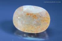Oligoclase 'Confetti' Sunstone, faceted, Tanzania. 10.96 carats. (Video)
