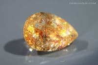 Oligoclase Confetti Sunstone, faceted, Tanzania. 3.56  carats. (Video)  ** SOLD **