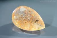 Oligoclase 'Confetti' Sunstone, faceted, Tanzania. 9.80 carats. (Video)