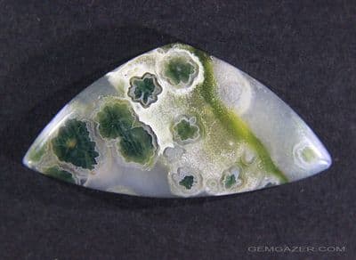 Orbical Jasper cabochon, Madagascar.  63.96 carats.