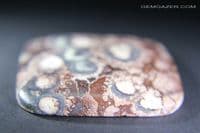 Orbicular Rhyolite cabochon, Mexico.  79.12 carats.