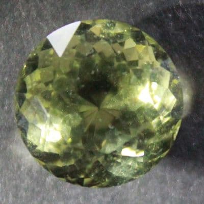 Orthoclase Feldspar, var: Sanidine, faceted, Madagascar.  5.87 carats.