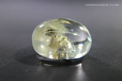 Orthoclase Feldspar with Pyrite crystal inclusion, Myanmar. 19.39 carats.  ** SOLD **