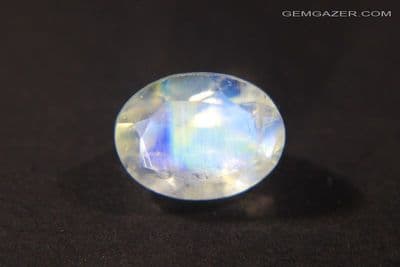 Orthoclase Moonstone, faceted, India. 1.22 carats