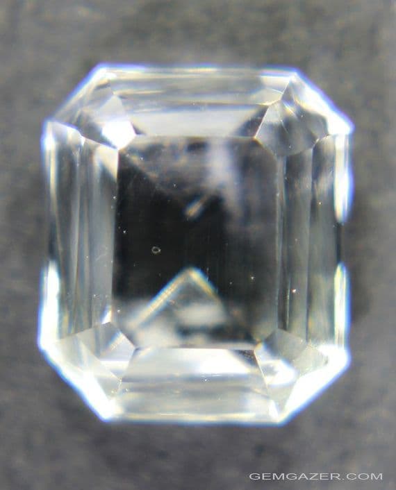 Petalite, faceted, Brazil.  1.49 carats.