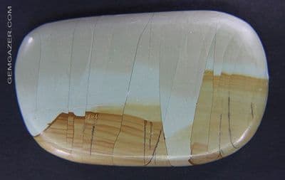 Pietra Paesina landscape Marble cabochon, Italy. 127.17 carats.