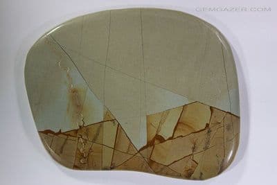 Pietra Paesina landscape Marble cabochon, Italy. 93.43 carats.