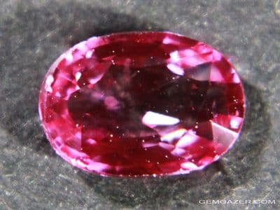 Pink Sapphire, faceted, Madagascar.  0.95 carat.