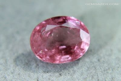 Pink Sapphire, faceted. 1.18 carats. (Video)