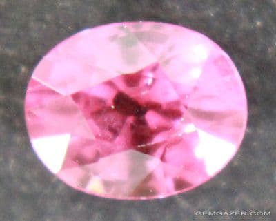 Pinkish-red Ruby, Madagascar.  0.59 carat.