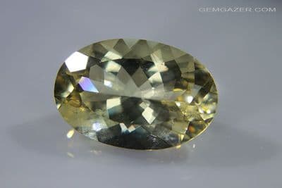 Plagioclase Feldspar, var: Bytownite, faceted, Mexico. 12.32 carats.  ** SOLD **