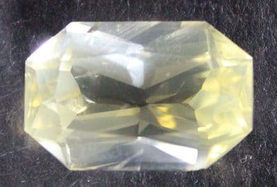 Plagioclase Feldspar, var: Bytownite, faceted, Mexico.  15.05 carats.