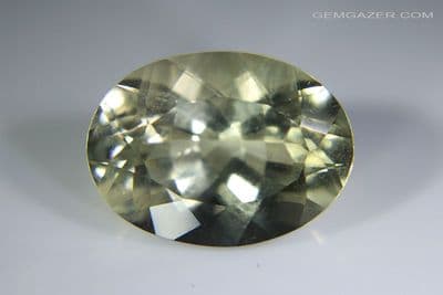 Plagioclase Feldspar, var: Bytownite, faceted, Mexico. 7.01 carats.