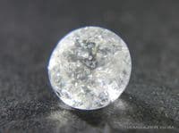 Pollucite with Polylithionite inclusions, faceted, Pakistan.  1.31 carats.