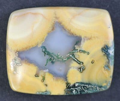 Pom-Pom Agate cabochon, West Texas, USA.   44.98 carats.