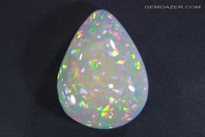 Precious Opal cabochon, Ethiopia. 14.84 carats. (Video)