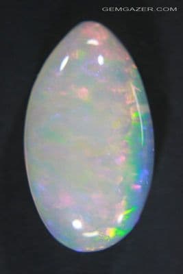 Precious Opal cabochon, Ethiopia. 16.51 carats. (Video)