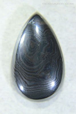 Psilomelane cabochon, USA. 18.64 carats.