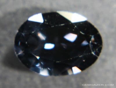 Purple-Blue Spinel, faceted, Sri Lanka.  2.10 carats.
