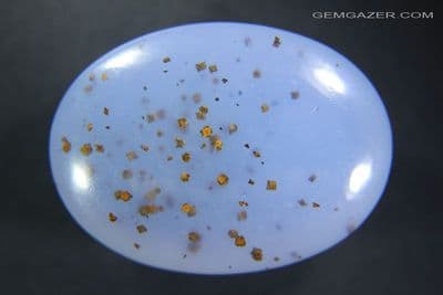 Purple Chacedony cabochon with Limonite. 37.93 carats. ** SOLD **