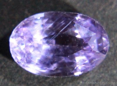 Purple Sapphire, faceted, Sri Lanka.  1.57 carats.