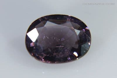 Purple Sapphire, faceted, Tanzania. 1.12 carats.