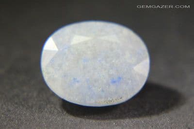Quantum Quattro Gem Silica, faceted, Namibia. 2.86 carats.