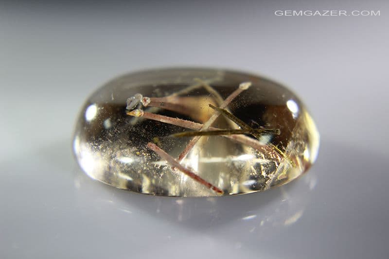 Pendentif En Quartz épidote Naturel 29 Carats - Cabochon Chine, Pièce Unique Et Naturelle // DR64