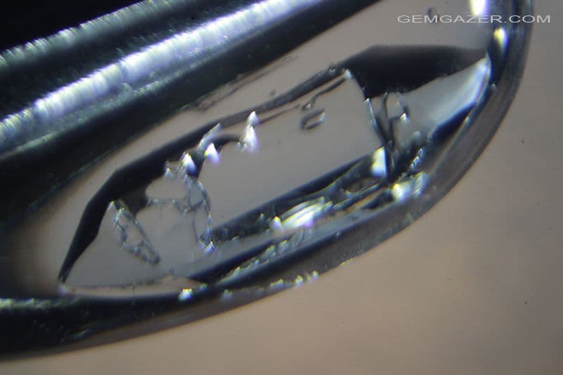 Quartz cabochon with negative crystal inclusion Madagascar 19 00 carats ...