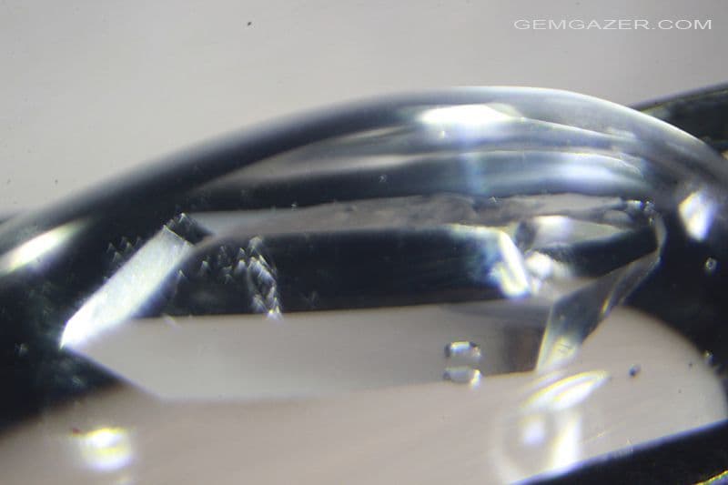Quartz cabochon with negative crystal inclusion Madagascar 19 00 carats ...